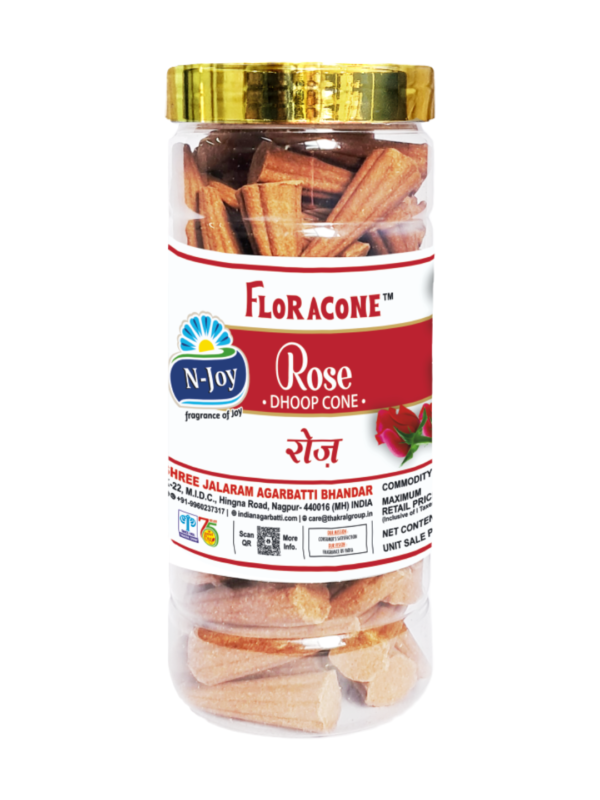15 N-Joy Floracone Dhoop Cone Jar